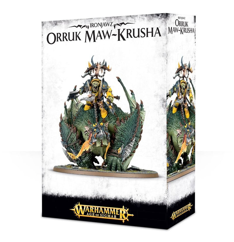 GW Age of Sigmar Orruk Warclans Gordrakk, the Fist of Gork/Megaboss on Maw-Krusha