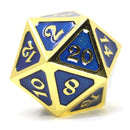 Die Hard Dice Dire D20 - Mythica Gold Sapphire