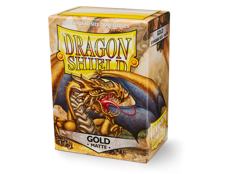 Dragon Shield Sleeves: Matte Gold (100)