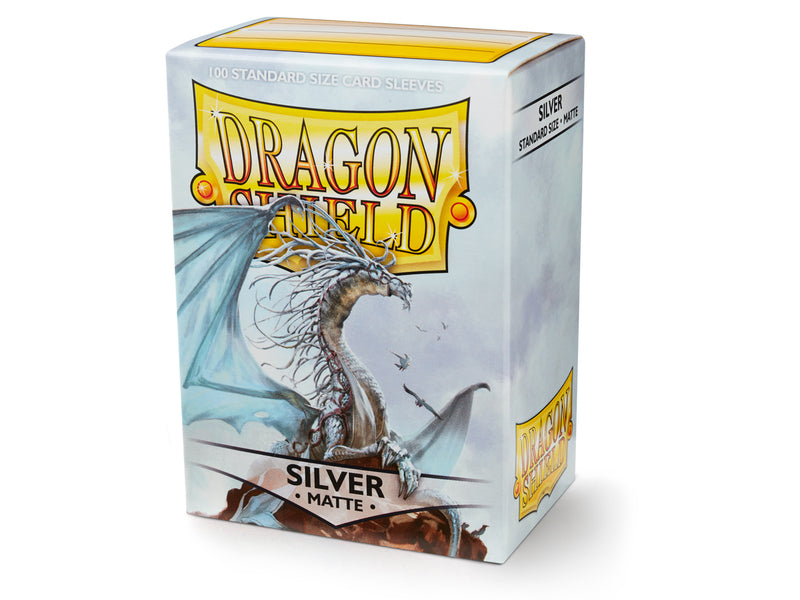 Dragon Shield Sleeves: Matte Silver (100)