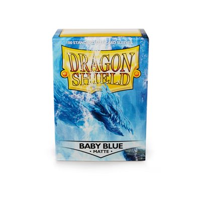 Dragon Shield Sleeves: Matte Baby Blue (100)