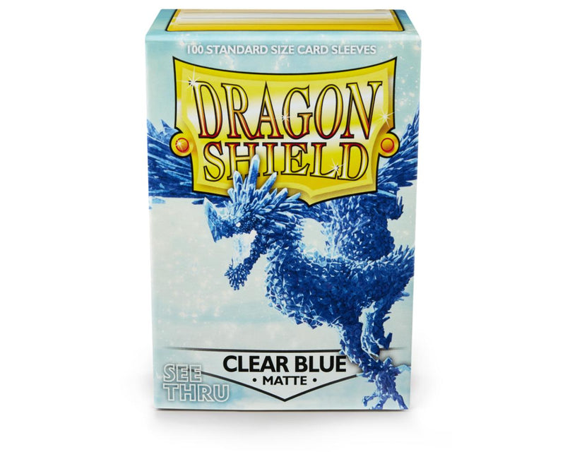 Dragon Shield Sleeves: Matte Clear Blue (100)