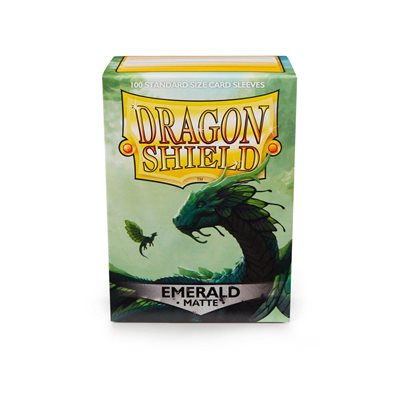 Dragon Shield Sleeves: Matte Emerald (100)