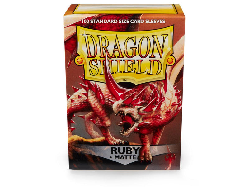 Dragon Shield Sleeves: Matte Ruby (100)