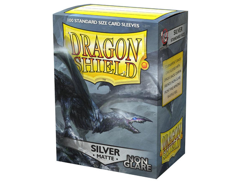 Dragon Shield Sleeves: Matte Silver Non Glare (100)
