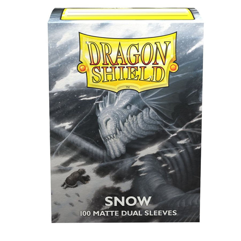 Dragon Shield Sleeves: Matte Dual Snow (100)