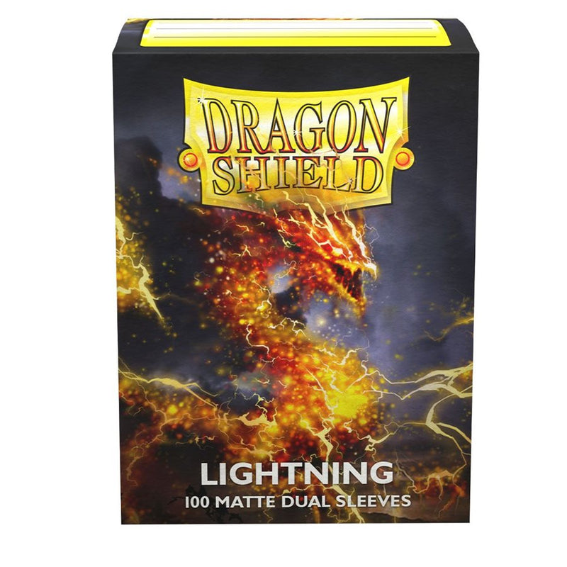 Dragon Shield Sleeves: Matte Dual Lightning (100)
