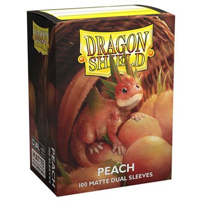 Dragon Shield Sleeves: Matte Dual Peach (100)