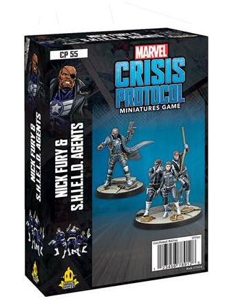 Mcp55 Marvel Crisis Protocol Nick Fury & S.H.I.E.L.D. Agents Character Pack