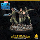 MCP75 Marvel Crisis Protocol Nick Fury Sr, & the Howling Commandos