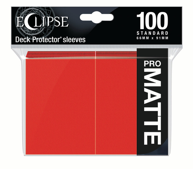 Ultra PRO Sleeves: Eclipse Matte Apple Red (100)