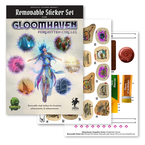 CLEARANCE Bg Gloomhaven Forgotten Circles Sticker Set