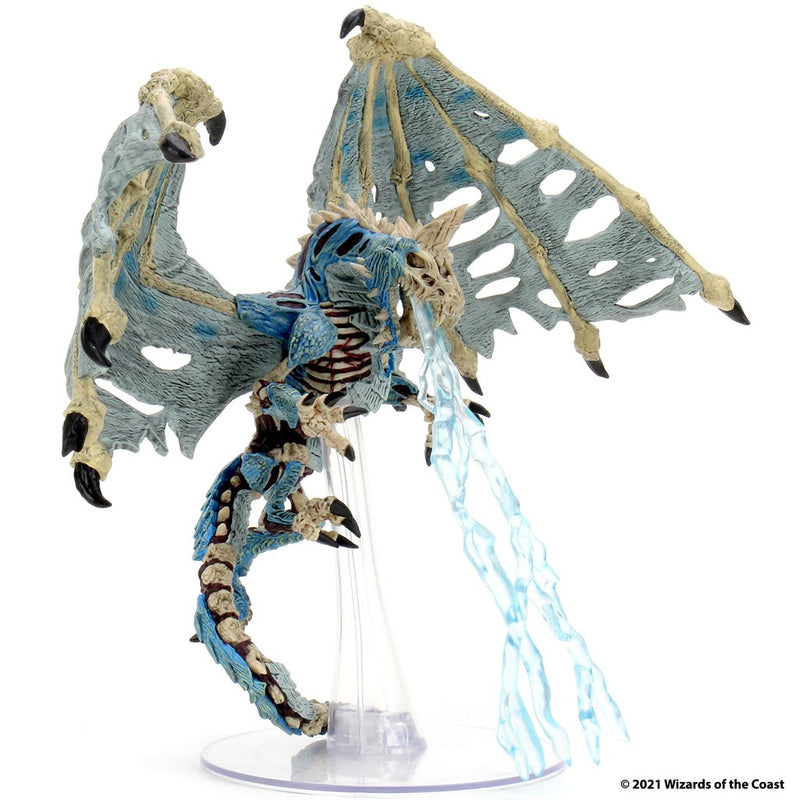 D&D Minis Icons of the Realms Boneyard Premium set: Blue Dracolich