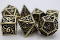 Hollow Bronze Dragon RPG Metal Dice Set