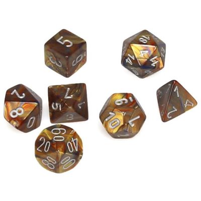 Chessex Poly Mini Lustrous Gold/Silver