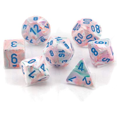 Chessex Poly Mini Festive Pop Art/Blue