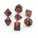 Chessex Poly Mini Gemini Purple-Red/Gold