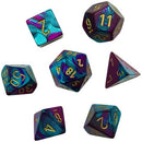 Chessex Poly Mini Gemini Purple-Teal/Gold