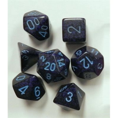 Chessex Poly Speckled Cobalt