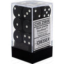 Chessex 12d6 Opaque Black/white