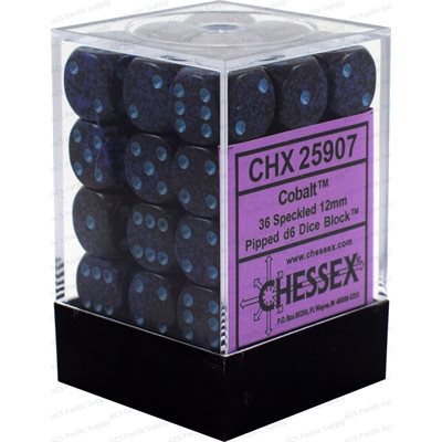 Chessex 36d6 Speckled Cobalt