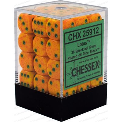 Chessex 36d6 Speckled Lotus