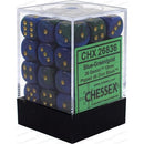 Chessex 36d6 Gemini Blue-green/gold