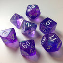Chessex Poly Borealis Purple/white