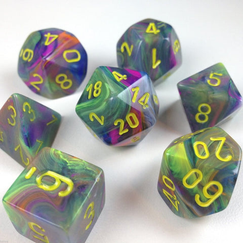 Chessex Poly Festive Rio/yellow