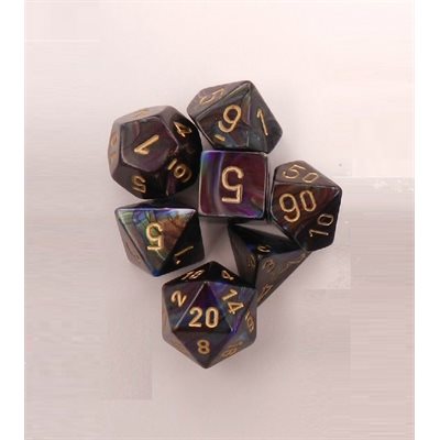 Chessex Poly Lustrous Shadow/gold