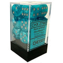 Chessex 12d6 Cirrus Aqua/silver