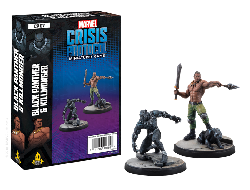 Mcp07 Marvel Crisis Protocol Black Panther & Killmonger