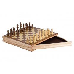 Chess Set 14" Sector Drawer Ch2142