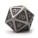 Die Hard Dice Dire D20 - Mythica Dark Silver