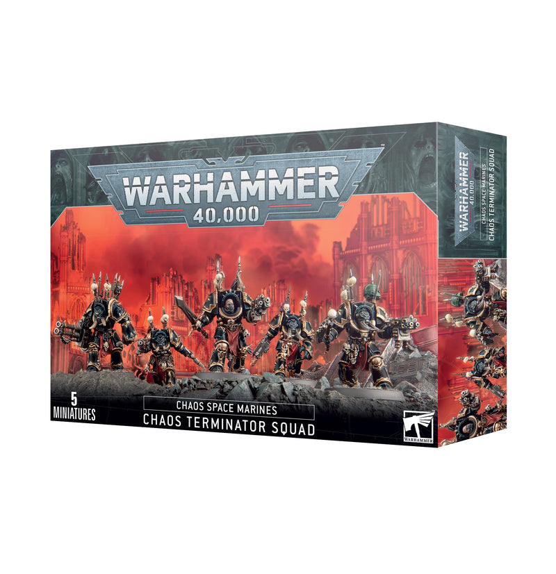GW Warhammer 40K Chaos Space Marines Chaos Terminator Squad