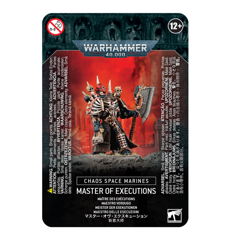 GW Warhammer 40K Chaos Space Marines Master Of Executions