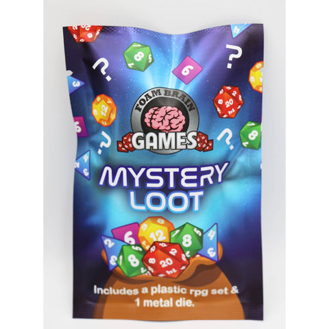 Mystery Loot: RPG Dice Set & Bonus Metal Die