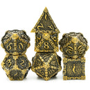 Dagger of Venom Golden Metal Dice Set