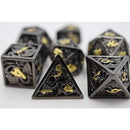 Hollow Night Dragon RPG Metal Dice Set