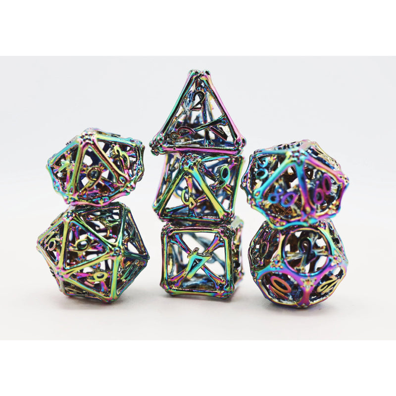 Hollow Mystic Bones RPG Metal Dice Set