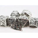 Hollow Steel Dragon RPG Metal Dice Set
