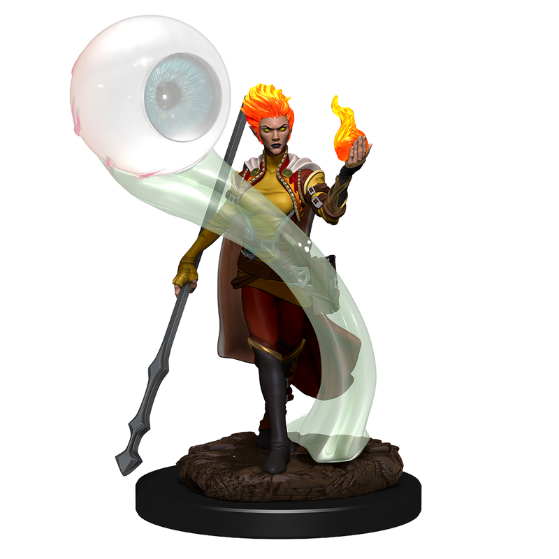 Wizkids D&D Miniature 93046 Fire Genasi Wizard Female Prepainted