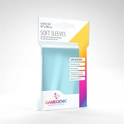 Gamegenic Sleeves Soft Sleeves (100)