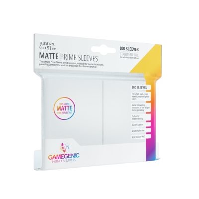 Gamegenic Sleeves: Matte Prime White (100)