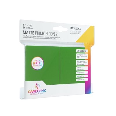 Gamegenic Sleeves: Matte Prime Green (100)
