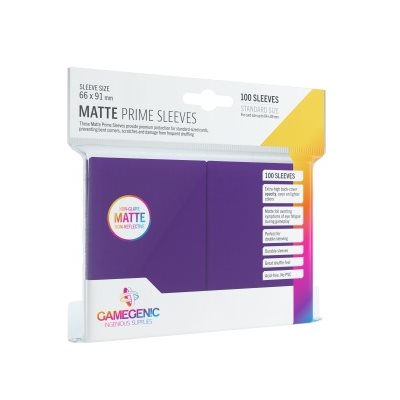 Gamegenic Sleeves: Matte Prime Purple (100)