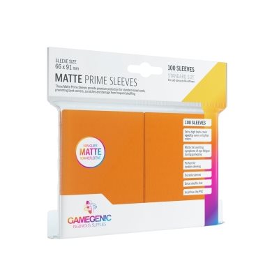Gamegenic Sleeves: Matte Prime Orange (100)