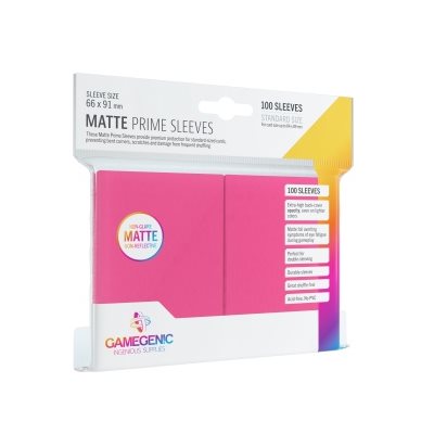 Gamegenic Sleeves: Matte Prime Pink (100)