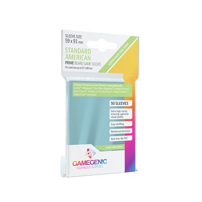Gamegenic Sleeves: Prime Standard American (50)