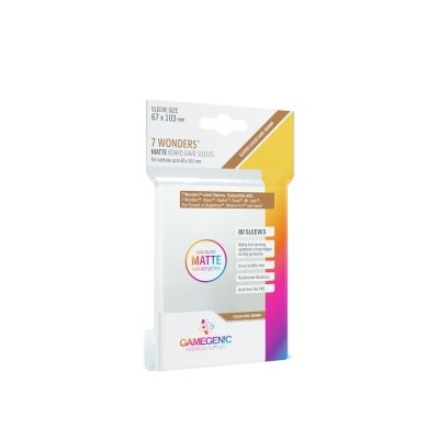 Sleeves Gamegenic Matte 7 Wonders (80)